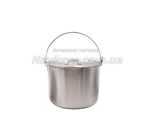 Казан алюмінієвий з кришкою Tramp 4,8 л UTRC-055