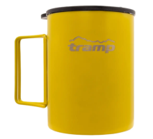 Термокухоль TRAMP зі складаними ручками та поїлкою 400мл UTRC-137-mustard