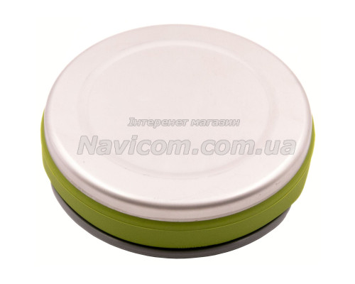 Чайник Tramp силіконовий з металевим дном 1л олива TRC-125