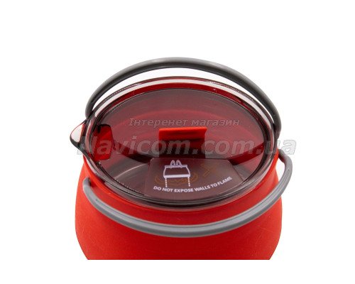 Чайник Tramp силіконовий з металевим дном 1л терракот TRC-125