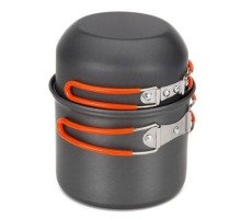 Кастрюля-кружка Tramp анодована з кришкою-сковорідкою 0,75+0,5л UTRC-145