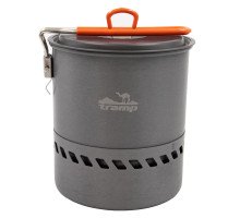 Казанок Tramp з анодованого алюмінію з теплообмінником 1,5 л UTRC-118