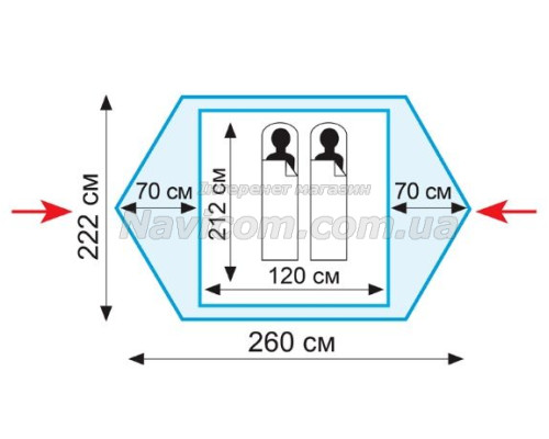 Намет Tramp Colibri v2 TRT-034