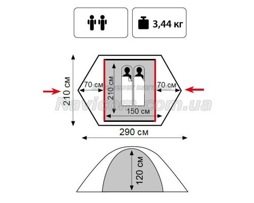 Намет Tramp Lite Hunter 2 camo UTLT-008