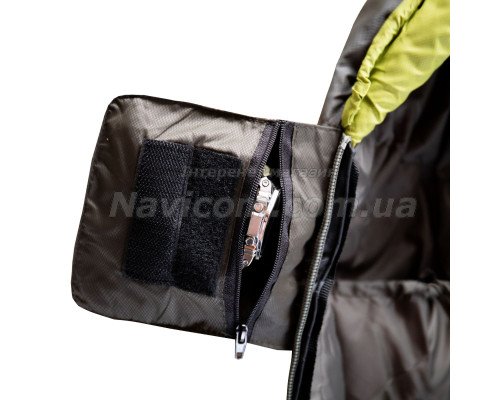 Спальний мішок Tramp Boreal Long кокон зелений, правий