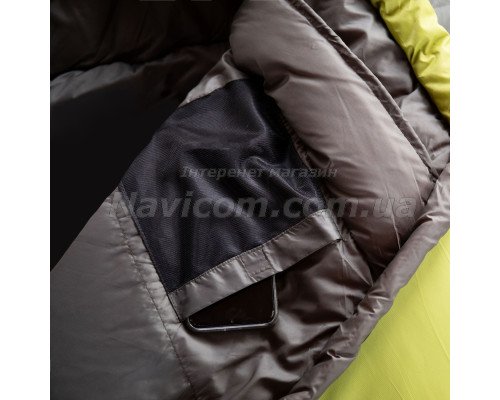 Спальний мішок Tramp Boreal Long кокон зелений, правий