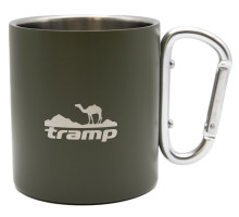 Термокухоль з карабіном Tramp 350 мл олива UTRC-122-olive