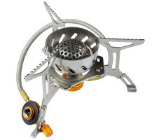 Пальник газовий зі шлангом та подвійним вбудованим вітрозахистом Tramp UTRG-047