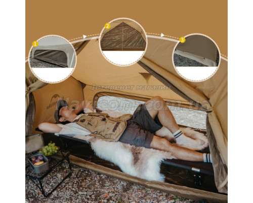 Намет Naturehike CNK2450WS026, Brown (6927595713334)