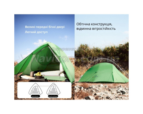 Намет Naturehike Cloud Up Base 1 CNK2450WS032, Green (6927595798614)