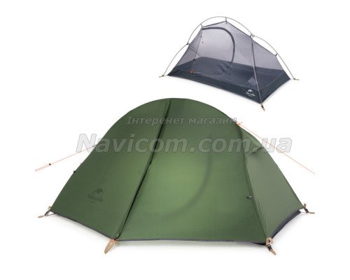 Палатка Naturehike Cycling 1 NH18A095-D, 210T, Dark Green (6927595735671)
