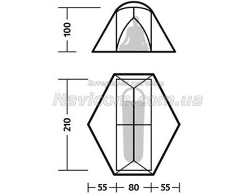 Намет Naturehike Mongar UL1 CNK2550WS016, Grey (6927595770382)