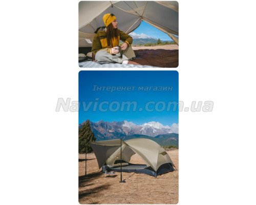 Палатка Naturehike Mongar UL2 CNK2550WS016, Grey (6927595770504)