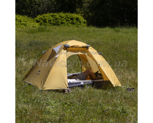 Палатка Naturehike P-Series NH18Z022-P, 210T/65D, Yellow (6927595783610)