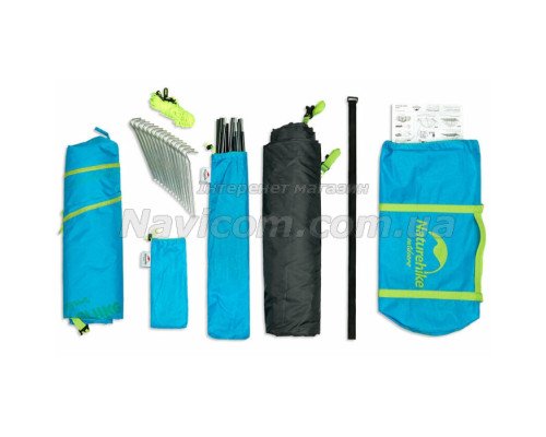 Палатка Naturehike P-Series NH18Z022-P, 210T/65D, Yellow (6927595783610)