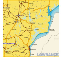 Карта Navionics Дунай (дельта 100км) + SonarChartsLive