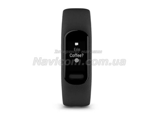 Фітнес-трекер Garmin vivosmart 5 чорний (великий)