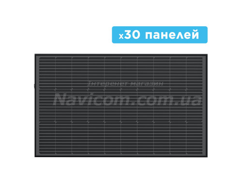 Набір сонячних панелей EcoFlow 30*100 Solar Panel Стаціонарні