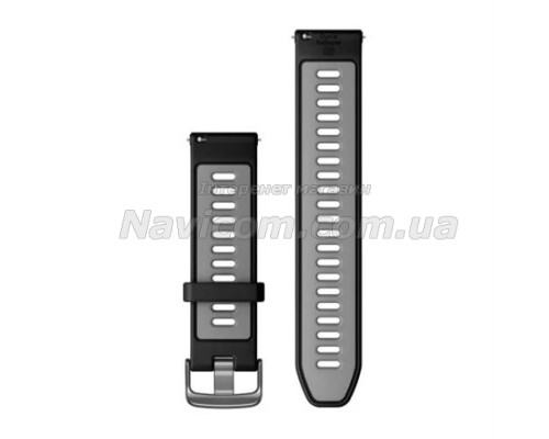 Ремінець Garmin Forerunner 265 Replacement 22mm Band Black силіконовий