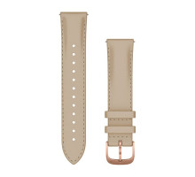 Ремінець Garmin Quick Release 20mm Leather Band Rose Gold/Light Sand