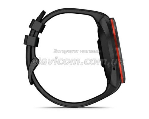 Смарт-годинник Garmin Approach S70 (47 мм) з чорним керамічним безелем та чорним ремінцем