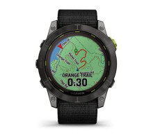 Смарт-годинник Garmin Enduro 2 з чорним нейлоновим ремінцем