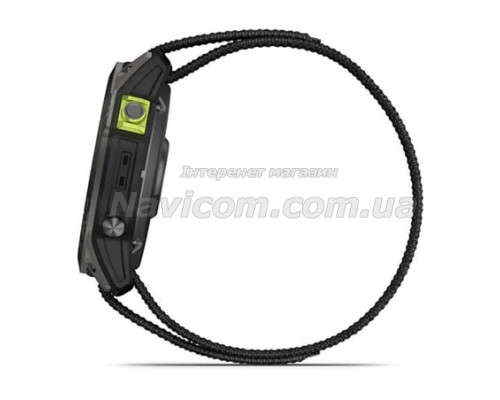 Смарт-годинник Garmin Enduro 2 з чорним нейлоновим ремінцем