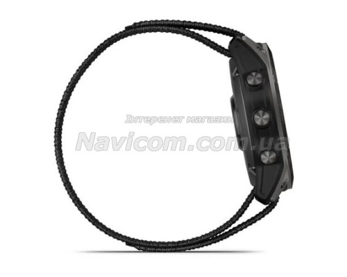 Смарт-годинник Garmin Enduro 2 з чорним нейлоновим ремінцем