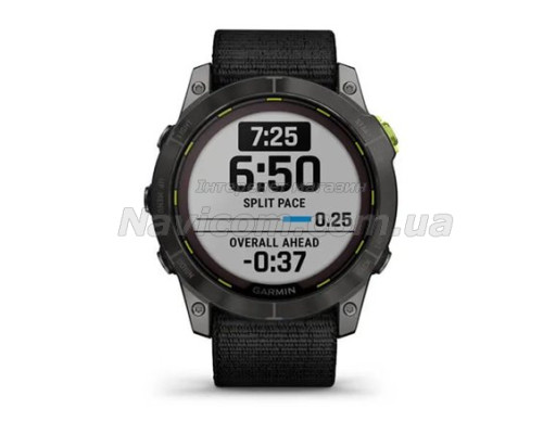 Смарт-годинник Garmin Enduro 2 з чорним нейлоновим ремінцем