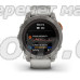 Смарт-годинник Garmin fenix 7 Pro Sapphire Solar Edition титановий з туманно-сірим/темно-помаранчевим ремінцем