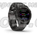 Смарт-годинник Garmin fenix 7 Sapphire Solar карбоново-сірий титановий DLC з титановим вентильованим браслетом