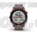 Смарт-годинник Garmin fenix 7S Sapphire Solar темно-бронзовий титановий з глиняно-сірим ремінцем