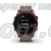 Смарт-годинник Garmin fenix 7S Sapphire Solar темно-бронзовий титановий з глиняно-сірим ремінцем