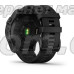 Смарт-годинник Garmin fenix 7X Sapphire Solar чорний титановий DLC з чорним ремінцем