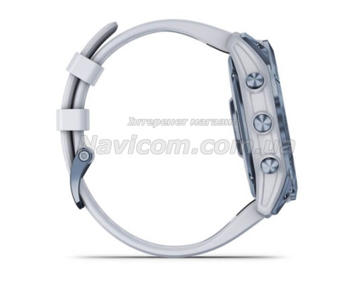 Смарт-годинник Garmin fenix 7X Sapphire Solar мінерально-синій титановий DLC