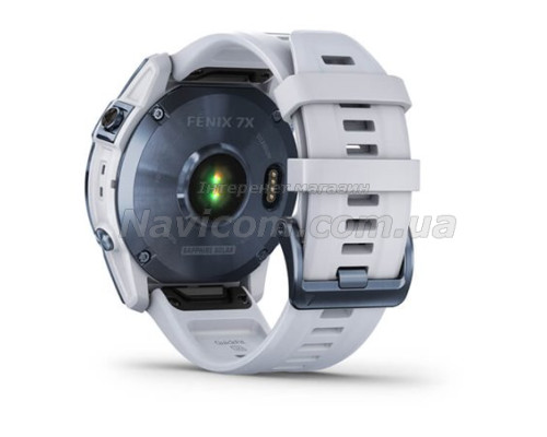 Смарт-годинник Garmin fenix 7X Sapphire Solar мінерально-синій титановий DLC