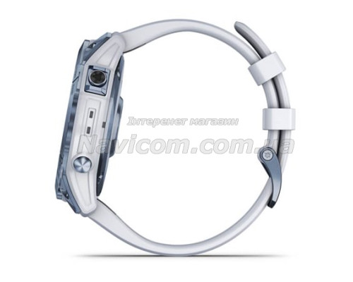 Смарт-годинник Garmin fenix 7X Sapphire Solar мінерально-синій титановий DLC