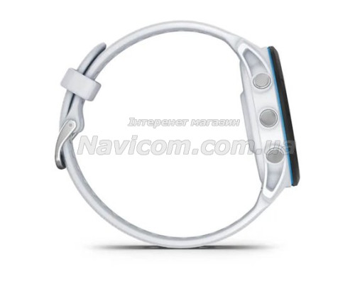 Смарт-годинник Garmin Forerunner 255 Music білий камінь