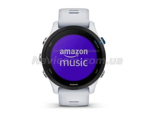 Смарт-годинник Garmin Forerunner 255 Music білий камінь