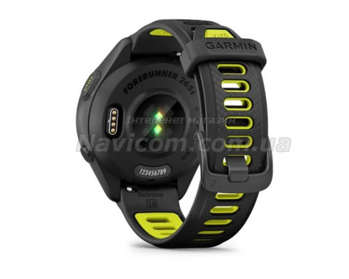 Смарт-годинник Garmin Forerunner 265s з чорним корпусом