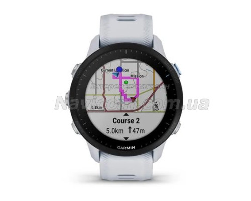 Смарт-годинник Garmin Forerunner 955 білий камінь