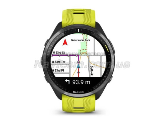 Смарт-годинник Garmin Forerunner 965 з карбоново-сірим титановим безелем