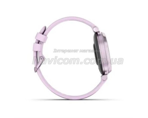 Смарт-годинник Garmin Lily 2 бузковий металік із силіконовим ремінцем