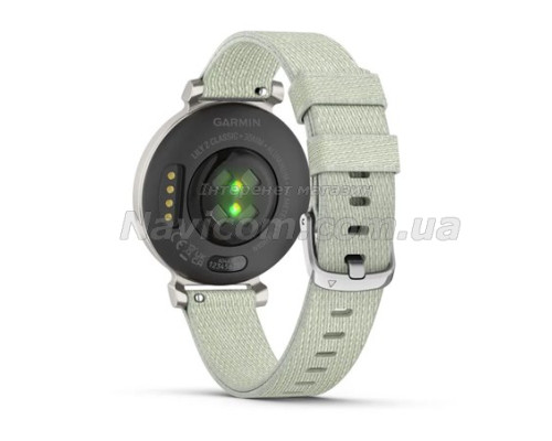Смарт-годинник Garmin Lily 2 Classic сріблястий із нейлоновим ремінцем