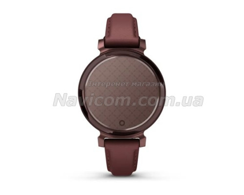 Смарт-годинник Garmin Lily 2 Classic темно-бронзовий із шкіряним ремінцем