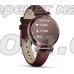 Смарт-годинник Garmin Lily 2 Classic темно-бронзовий із шкіряним ремінцем