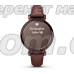 Смарт-годинник Garmin Lily 2 Classic темно-бронзовий із шкіряним ремінцем