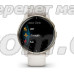 Смарт-часы Garmin Venu 2 Plus айвори с кремово-золотистым безелем и силиконовым ремешком