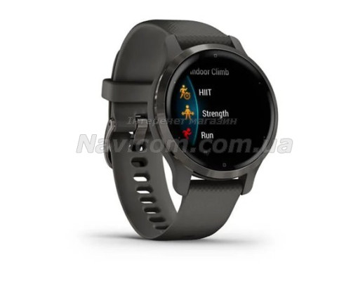 Смарт-годинник Garmin Venu 2S графітовий із грифельним безелем