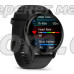 Смарт-годинник Garmin Venu 3 чорний зі сланцевим сталевим безелем і силіконовим ремінцем